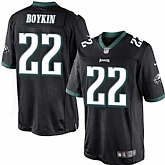 Nike Men & Women & Youth Eagles #22 Boykin Black Team Color Game Jersey,baseball caps,new era cap wholesale,wholesale hats